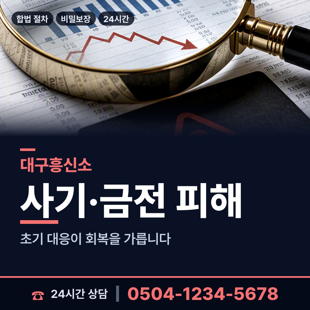 대구 상인3동 기업조사 상담 안내